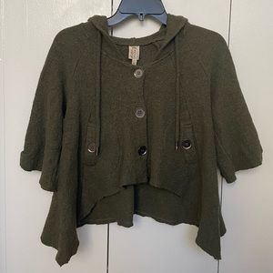 XCVI NWOT Green Wool Jacket